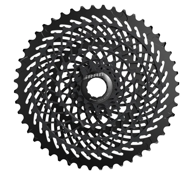 Sram XG-899 E-Block 11-48T Kassett Sort, 8-Delt 