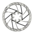Sram HS2 200 mm Bremseskive S&#248;lv, 200 mm, 6-Bolt, Rundet kant