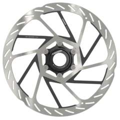 Sram HS2 220 mm Bremsskive S&#248;lv, 220 mm, Centerlock, Rundet kant