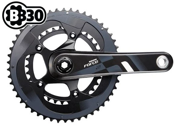 Sram Force22 BB30 Kranksett 172,5 mm, 53/39T, 11-delt, 130 BCD 