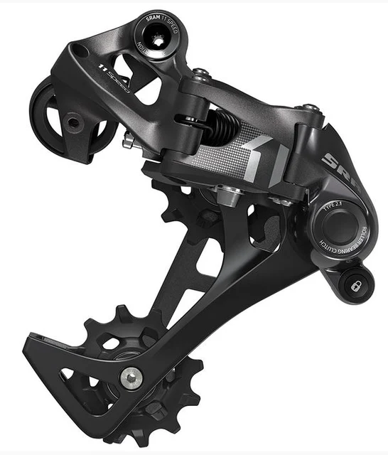 SRAM X01 Horizon Long Cage Bakgir Sort, 11-delt, Type 2.1 