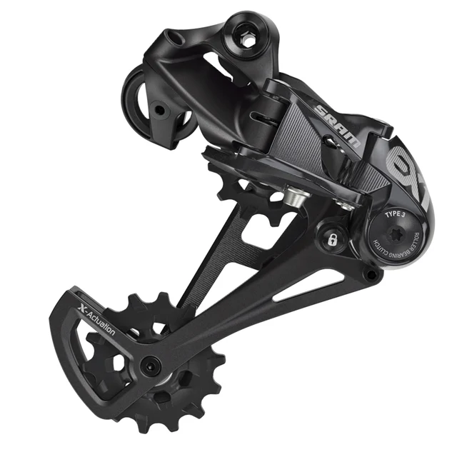 Sram EX1 X-Horizon Long Cage Bakgir Sort, 8-Delt, E-MTB, 289 gram 
