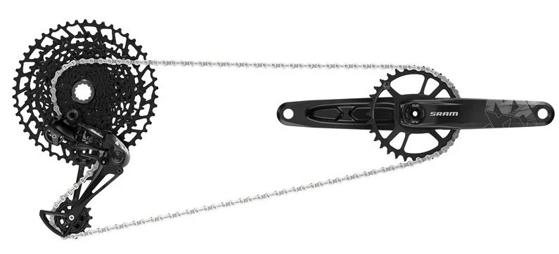 Sram NX Eagle DUB Boost Komplett Gruppe Sort, 175 mm, DUB, 32T, 11