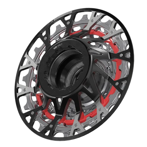 Sram XX DH T-Type XS-797 Kassett Sølv, 10-24T, 7-delt, XD Body 