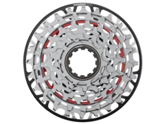 Sram XX DH T-Type XS-797 Kassett Sølv, 10-24T, 7-delt, Slim XD Body