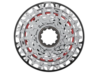 Sram XX DH T-Type XS-797 Kassett Sølv, 10-24T, 7-delt, Slim XD Body