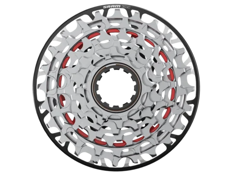 Sram XX DH T-Type XS-797 Kassett Sølv, 10-24T, 7-delt, Slim XD Body