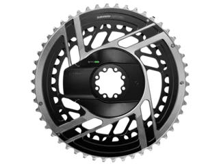 SRAM Red AXS E1 Watt Drevsett Sort/s&#248;lv, Direct Mount, 2x12s
