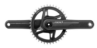 Sram Red XPLR AXS E1 DUB Wide Kranksett Karbon, DUB Wide, 40-42T