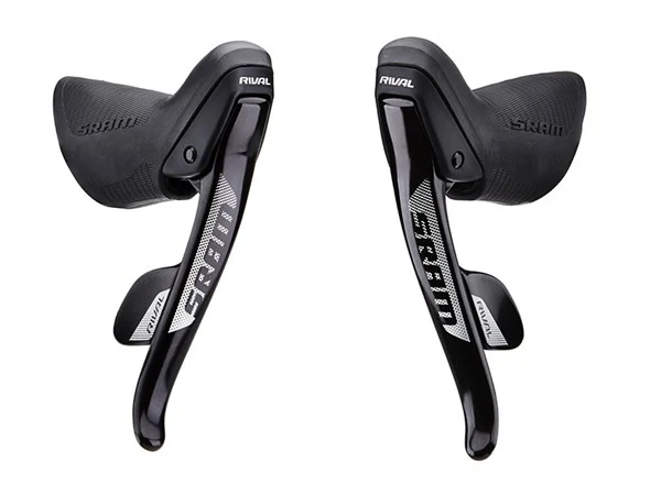 Sram Rival 22 Mekanisk Girhendel Sett Sort, 2 x 11-Delt, Fram og bak 