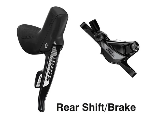 Sram Rival 22 Hydraulisk Skivebrems Sort/Grå, Bak/Høyre, 11-Delt. Testvinner 