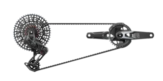 Sram X0 Eagle Axs DUB W Komplett Gruppe 175mm, 32T, 10-52T