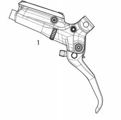 Sram Guide RS Bremseh&#229;ndtak Sort, Gen 2.