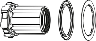 Zipp ZR1/ZR1 SL HG Boss 11/12-delt, Shimano/SRAM
