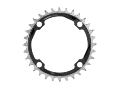 SRAM XX Eagle T-Type Drev Sort/Sølv, 32-36T, 104 BCD