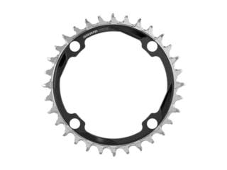 SRAM XX Eagle T-Type Drev Sort/Sølv, 32-36T, 104 BCD