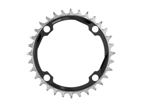 SRAM XX Eagle T-Type Drev Sort/Sølv, 32-36T, 104 BCD
