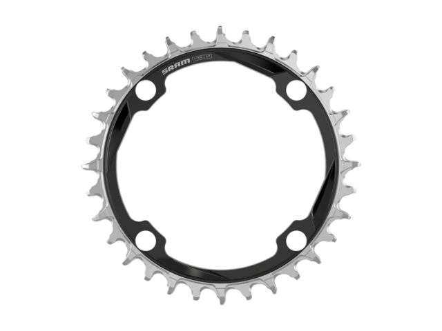 SRAM XX Eagle T-Type Drev Sort/Sølv, 32-36T, 104 BCD 