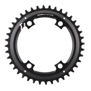 Sram 1X &#216;110BCD Asymetric Krankdrev Sort, For 1X Landevei/CX/Gravel