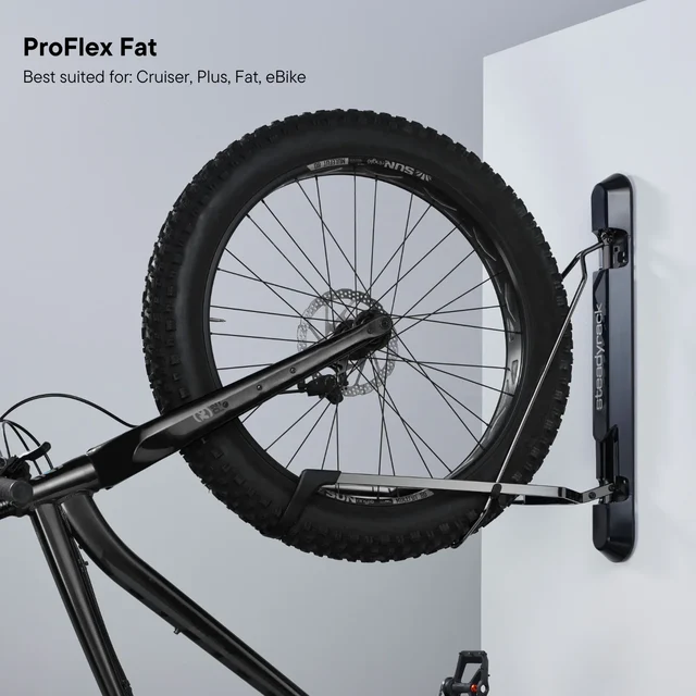 Steadyrack ProFlex Fat Sykkeloppheng Max 55 kg, Svingbar, Fatbike/Cruiser 