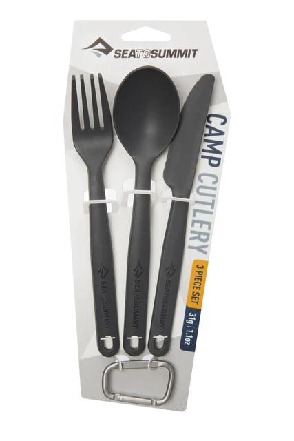 Sea To Summit Camp Bestickset Svart, 31g 