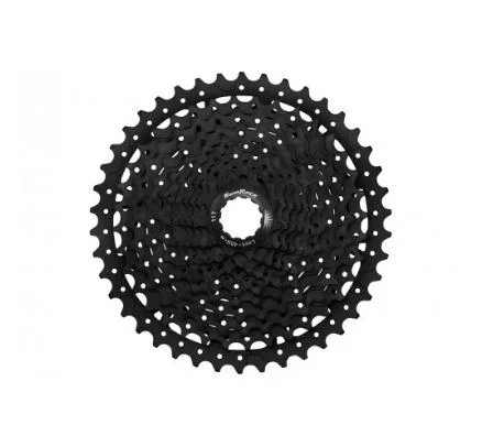 SunRace MTB CSMX9 10-46T 11-Delt kassett Sort, 11-delt, 10-46T, 502g 