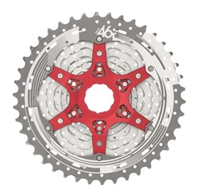 SunRace MTB CSMX8 11-46 11-Delt kassett Sølv, 11-delt, 11-46, 465 gram 