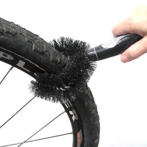 SuperB Cleaning Wheel Brush Designad för tvätt av ram och däck