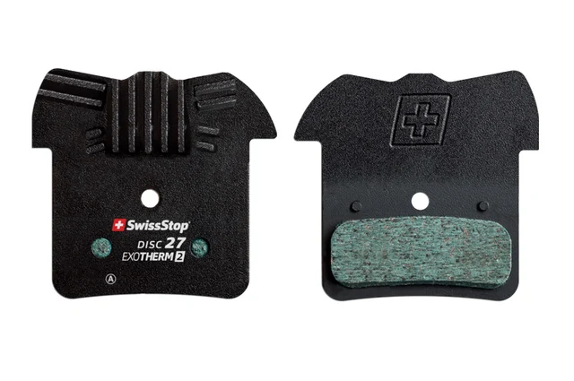 SwissStop Disc27 EXOTherm2 Bremseklosser Shimano, TRP, Organisk, Kjøleribber 