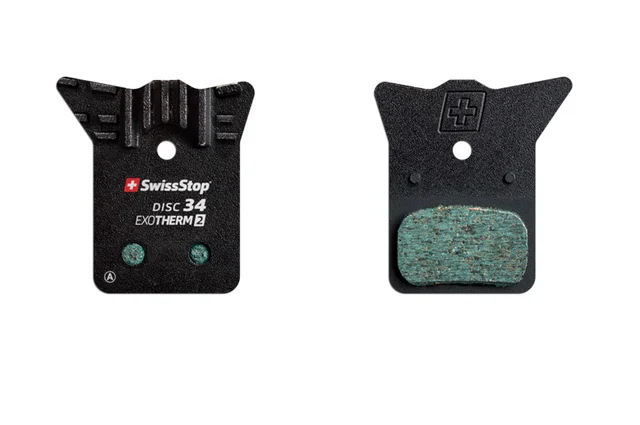 SwissStop Disc34 EXOTherm2 Bremseklosser Shimano Road, Organisk, Kjøleribber 