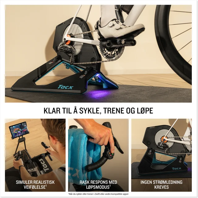 Tacx NEO 2T Smart Zwift Cog Sykkelrulle 2200 watt, Direct Drive, ANT+/Bluetooth 