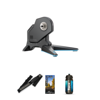 Tacx Flux 2 Smart Cykeltrainer KAMPANJ HRM-Dual, Flaske och abonnement