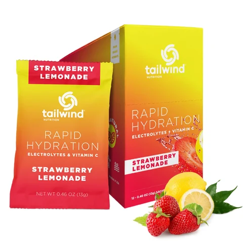 Tailwind Rapid Hydration Drikkepulver Strawberry Lemonade, 12 poser