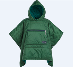 Therm-a-Rest Honcho Poncho Kids Green Print, Str. 5y-12y