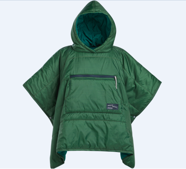 Therm-a-Rest Honcho Poncho Kids Green Print, Str. 5y-12y 