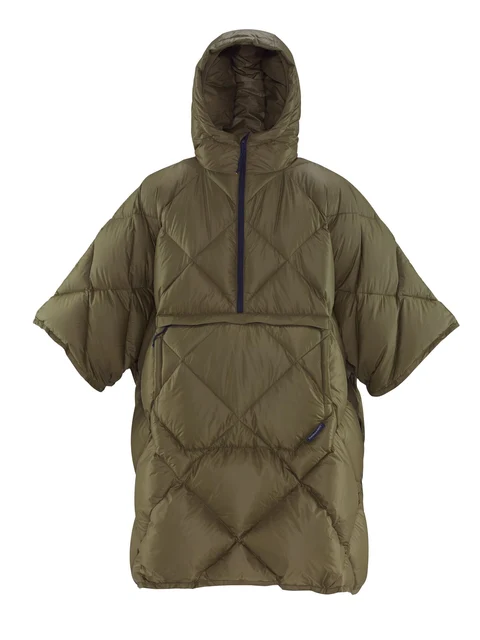 Therm-a-Rest Honcho Poncho Down Dark Olive 