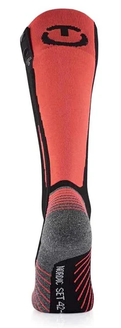 Therm-IC Ultra Warm Nordic Sokker Sort/Rød, Str. XL (45-47) 