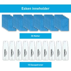 Thermacell 10-PK Refill Pakke 10 gasspatron og 30 matter