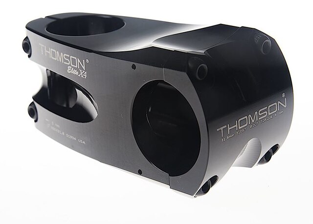 Thomson Elite X4 0° Styrstam Svart, Str. 110mm 