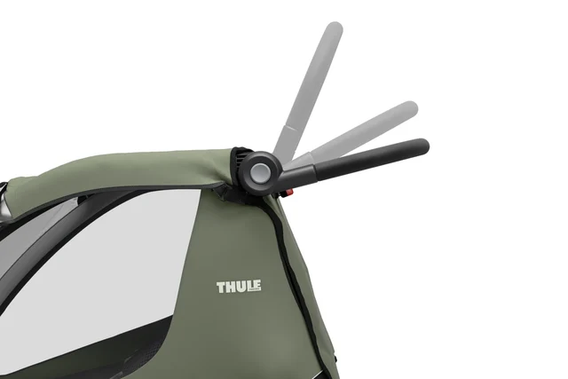 Thule Courier Sykkelvogn Vintage Green 