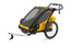 Thule Chariot Sport 2 Sykkel Barnevogn Gul, m/sykkelsett, Toppmodell