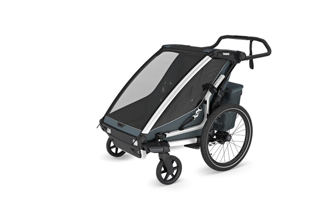 Thule Chariot Cross 2 Gen3 Sykkelvogn Dark Slate 