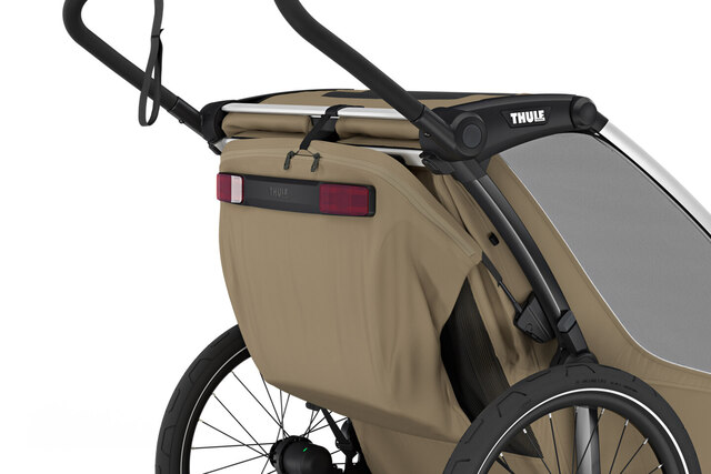 Thule Chariot Cross 1 Gen3 Sykkelvogn Faded Khaki 