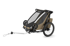 Thule Chariot Cross 1 Gen3 Sykkelvogn Faded Khaki