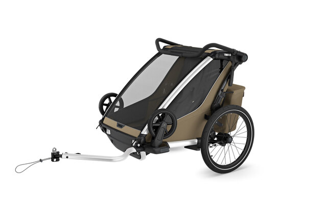 Thule Chariot Cross 2 Gen3 Sykkelvogn Faded Khaki 