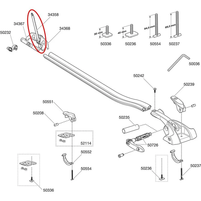 Thule Hjulstropper For Thule OutRide 561 