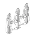 Thule Reservdel Wheel Holder 3B Reservdel till Thule VeloCompact F