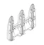 Thule Reservedel Wheel Holder 3B Reservedel til Thule VeloCompact F