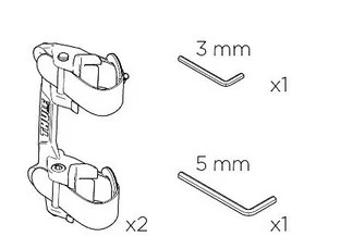 Thule Tour Rack Bracket Kit Resevedel til Tour Rack 