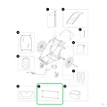 Thule Solskydd Sunshade Single Chariot Sport/Cross/Lite